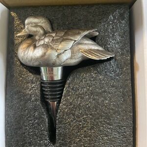 NWT Duck Wine Stopper by Ducks Unlimited